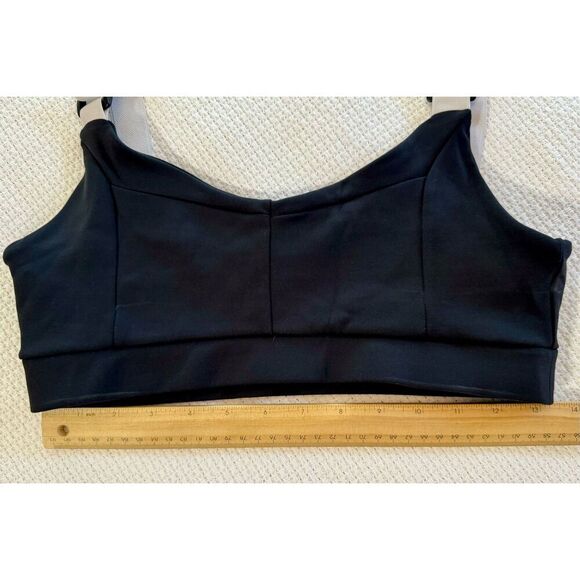 IVL Collective Technically Fashion Black White Stripe Women’s Sports Bra Size 10 - Picture 6 of 8